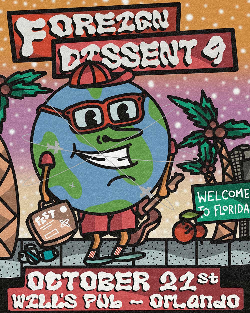Foreign Dissent 9 is October 21 at Will's Pub in Orlando