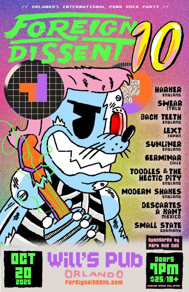 Foreign Dissent 10 event poster